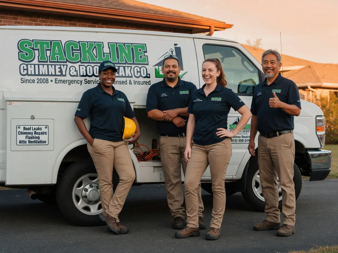 Chimney flashing repair company in Bentonville, AR
